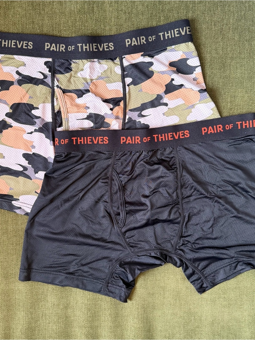 Pair of Thieves Men's 2-Pack Boxer Briefs - Black & Camo
